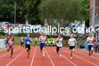 Decathlon 100 metres, 2024 EAP International Combined events, Hewcham, Northumberland.  Photo: David T. Hewitson/Sports for All Pics